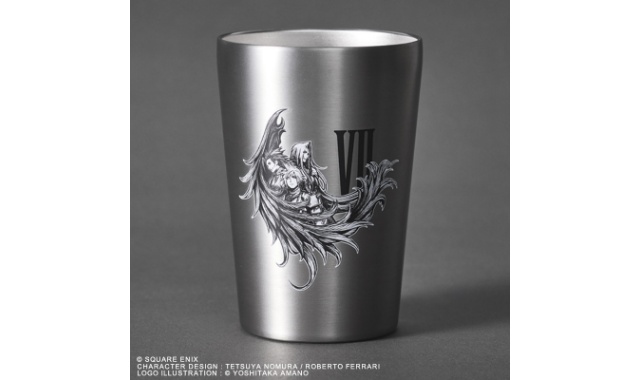 FINAL FANTASY Ⅶ REMAKE INTERGRADE CUP COFFEE TUMBLER BOOK SILVER 〈ファミマ限定〉