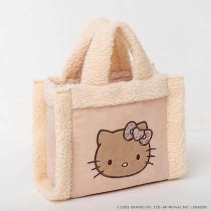 HELLO KITTY フェイクムートンバッグBOOK shell pink ver.　