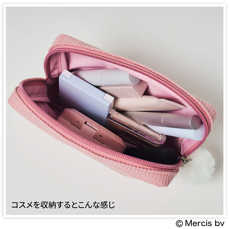 miffy (ミッフィー) 刺繍入り コーデュロイポーチ