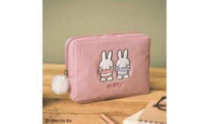 InRed (インレッド) 2026年 3月号 増刊 雑誌 付録 [miffy (ミッフィー) 刺繍入り コーデュロイポーチ]