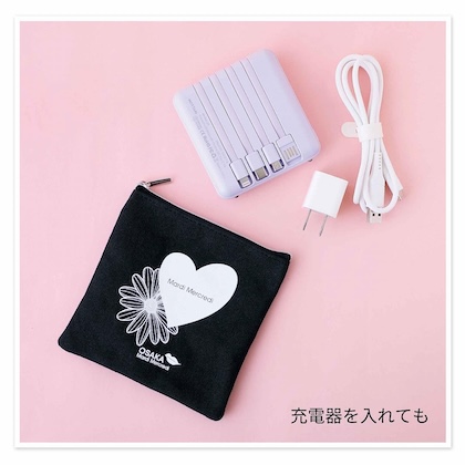 mini (ミニ) 2026年 3月号 雑誌 付録 [Mardi Mercredi (マルディメクルディ) ハートポーチチャーム＆フラットポーチ]