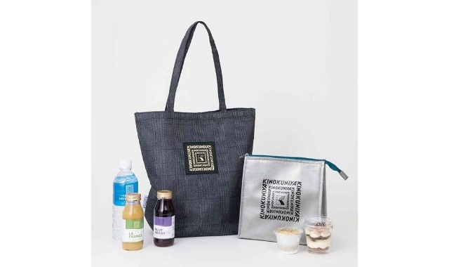 紀ノ国屋 × JOURNAL STANDARD L'ESSAGE 保冷・保温ポーチ＆グレンチェックのトートバッグ
