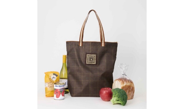 紀ノ国屋 × JOURNAL STANDARD L'ESSAGE 保冷・保温機能付き オリジナルチェック柄のお買い物バッグ