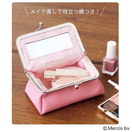 ミッフィー スクエアがま口ミニポーチ