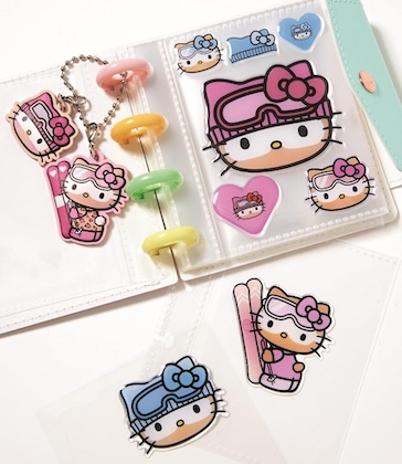 sweet (スウィート) 2026年 3月号増刊 雑誌 付録 [雪焼け♡ ハローキティ アクリルスマホグリップ&ぷっくりシール]