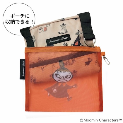 リンネル 2026年 4月号 雑誌 付録 [ムーミン×サマンサ モスモス ムーミン谷の仲間たちが大集合！ たためるボストンバッグとメッシュポーチ]