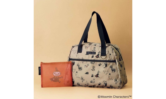 リンネル 2026年 4月号 雑誌 付録 [ムーミン×サマンサ モスモス ムーミン谷の仲間たちが大集合！ たためるボストンバッグとメッシュポーチ]