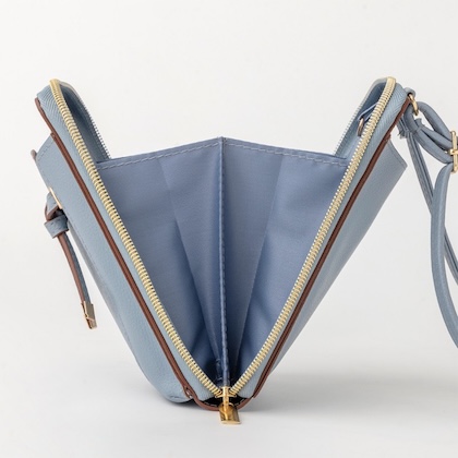 VIS (ビス) フラワーカットスマホショルダー SAXE BLUE