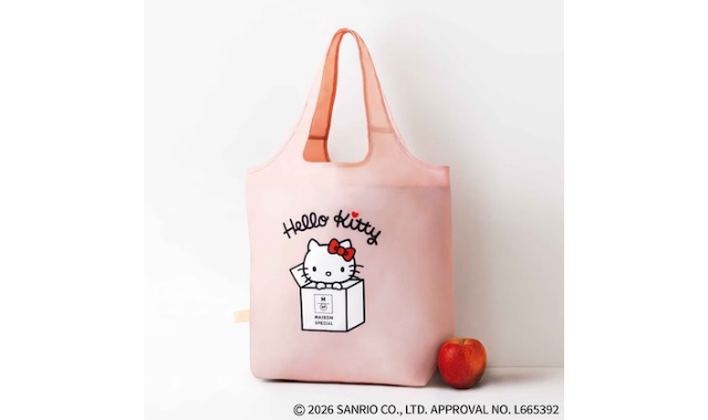 GLOW (グロー) 2026年 5月・6月合併号 雑誌 付録 [メゾンスペシャル×ハローキティ 保温・保冷マルシェバッグ ]