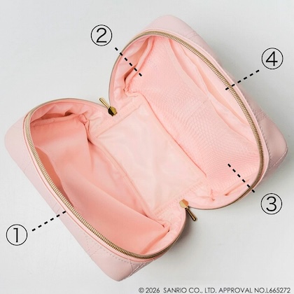 Maison de FLEUR×HELLO KITTY いちご宝物ケースBOOK PINK