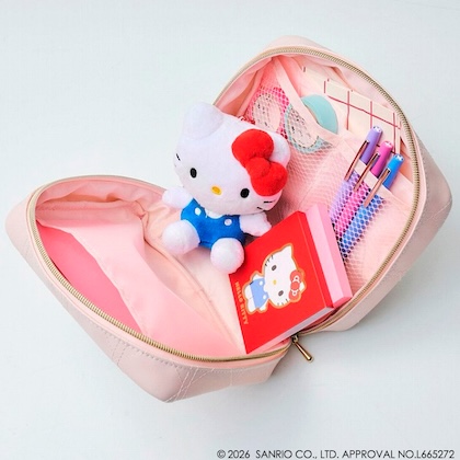 Maison de FLEUR×HELLO KITTY いちご宝物ケースBOOK PINK
