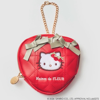 Maison de FLEUR×HELLO KITTY いちごチャーム