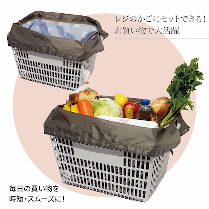 大人のおしゃれ手帖 2026年 4月号 雑誌 付録 [SOU･SOU (ソウ・ソウ) 買い物かごにセットできる！特大お買い物バッグ]