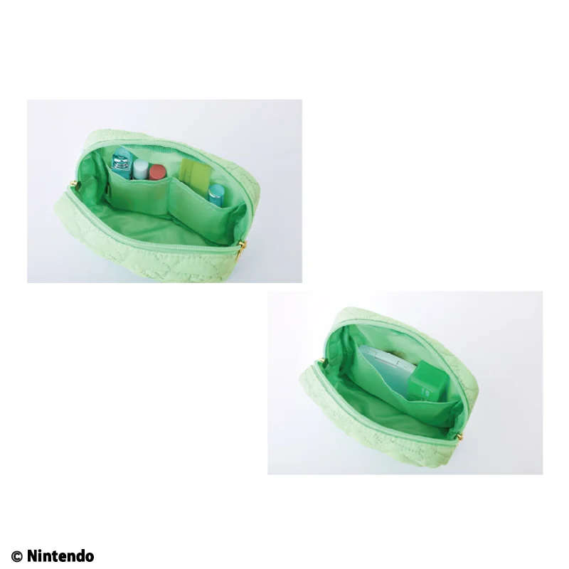 あつまれ どうぶつの森 持ち歩きに便利な葉っぱ柄キルティングデイリーポーチ