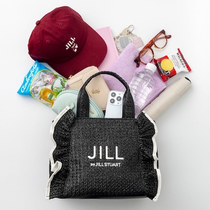 JILL by JILL STUART BOOK かごバッグ BLACK ver.