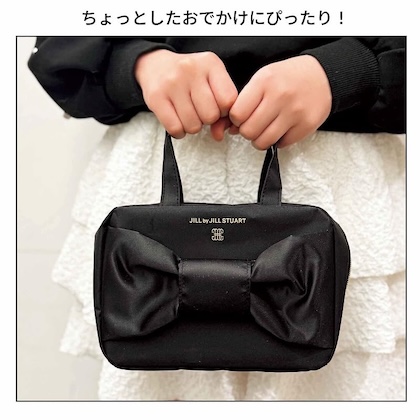 JILL by JILL STUART (ジル バイ ジルスチュアート) 持ち手つきビッグリボンポーチ