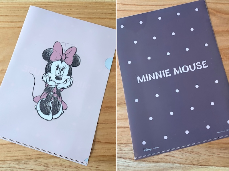 ゼクシィ 5月号 セブンイレブン特典のミニーちゃんクリアファイル