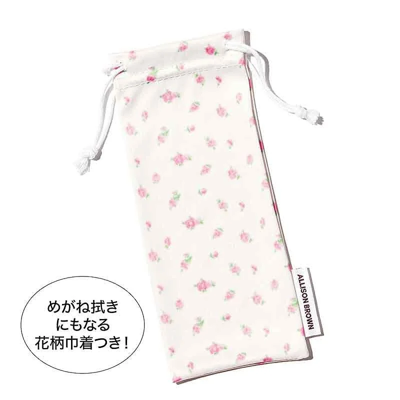 ALLISON BROWN (アリソンブラウン) べっこう柄調光サングラス&めがね拭きにもなる巾着ケース