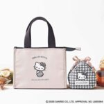 JILL by JILL STUART　(ジル バイ ジルスチュアート) 千鳥格子柄　ハローキティの保冷バッグ＆おむすび巾着